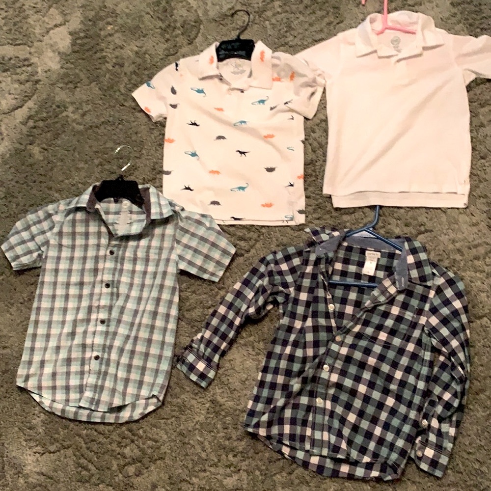 Lot of 4 - boys dress shirts